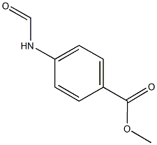 methyl 4-(formylamino)benzoate Struktur