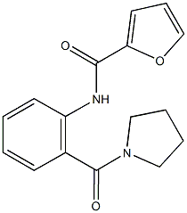 N-[2-(1-pyrrolidinylcarbonyl)phenyl]-2-furamide