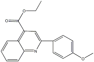 ethyl 2-(4-methoxyphenyl)-4-quinolinecarboxylate|