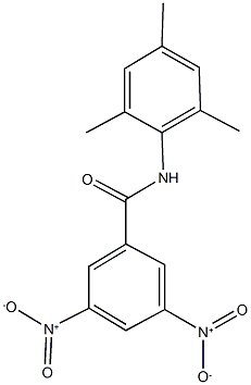 3,5-bisnitro-N-mesitylbenzamide 化学構造式