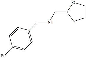 N-(4-bromobenzyl)-N-(tetrahydro-2-furanylmethyl)amine 结构式