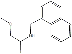 1-(methyloxy)-N-(naphthalen-1-ylmethyl)propan-2-amine Struktur