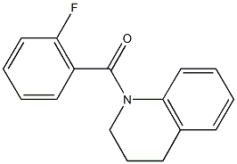 1-(2-fluorobenzoyl)-1,2,3,4-tetrahydroquinoline Struktur