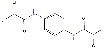 2,2-dichloro-N-{4-[(dichloroacetyl)amino]phenyl}acetamide Structure