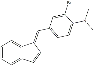 N-[2-bromo-4-(1H-inden-1-ylidenemethyl)phenyl]-N,N-dimethylamine