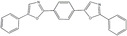 5-phenyl-2-[4-(2-phenyl-1,3-oxazol-5-yl)phenyl]-1,3-oxazole Structure