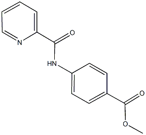 methyl4-[(2-pyridinylcarbonyl)amino]benzoate Structure