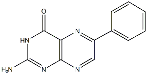 2-amino-6-phenyl-4(3H)-pteridinone Structure