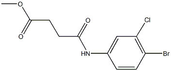 methyl 4-(4-bromo-3-chloroanilino)-4-oxobutanoate