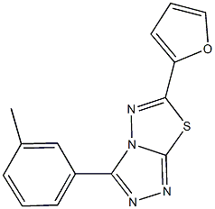 6-(2-furyl)-3-(3-methylphenyl)[1,2,4]triazolo[3,4-b][1,3,4]thiadiazole