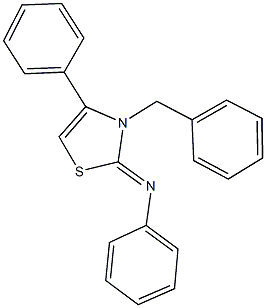 N-(3-benzyl-4-phenyl-1,3-thiazol-2(3H)-ylidene)-N-phenylamine