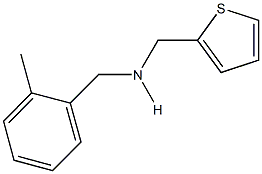 N-(2-methylbenzyl)-N-(2-thienylmethyl)amine Structure