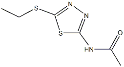 N-[5-(ethylsulfanyl)-1,3,4-thiadiazol-2-yl]acetamide Structure