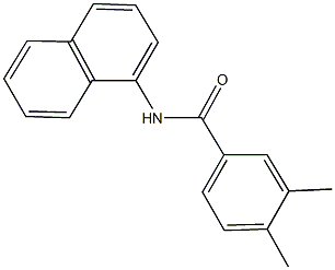 3,4-dimethyl-N-(1-naphthyl)benzamide Structure