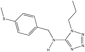  N-[4-(methylsulfanyl)benzyl]-N-(1-propyl-1H-tetraazol-5-yl)amine