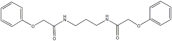2-phenoxy-N-{3-[(phenoxyacetyl)amino]propyl}acetamide,,结构式