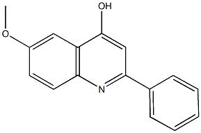 6-methoxy-2-phenyl-4-quinolinol Structure