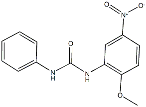 N-{5-nitro-2-methoxyphenyl}-N'-phenylurea Structure