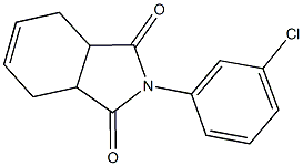 2-(3-chlorophenyl)-3a,4,7,7a-tetrahydro-1H-isoindole-1,3(2H)-dione,,结构式