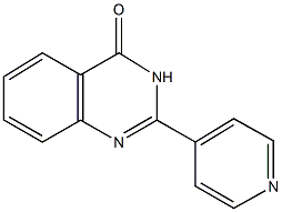 2-(4-pyridinyl)-4(3H)-quinazolinone 结构式