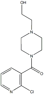 2-{4-[(2-chloro-3-pyridinyl)carbonyl]-1-piperazinyl}ethanol