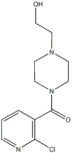  2-{4-[(2-chloro-3-pyridinyl)carbonyl]-1-piperazinyl}ethanol