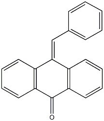 10-benzylidene-9(10H)-anthracenone Struktur