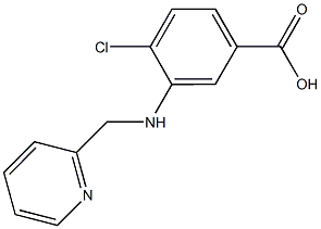 4-chloro-3-[(2-pyridinylmethyl)amino]benzoic acid