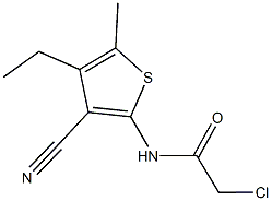 2-chloro-N-(3-cyano-4-ethyl-5-methyl-2-thienyl)acetamide