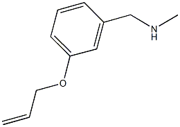N-[3-(allyloxy)benzyl]-N-methylamine Structure