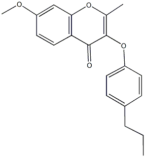2-methyl-7-(methyloxy)-3-[(4-propylphenyl)oxy]-4H-chromen-4-one