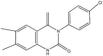 3-(4-chlorophenyl)-6,7-dimethyl-4-methylene-3,4-dihydro-2(1H)-quinazolinone