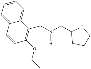 N-[(2-ethoxy-1-naphthyl)methyl]-N-(tetrahydro-2-furanylmethyl)amine,,结构式