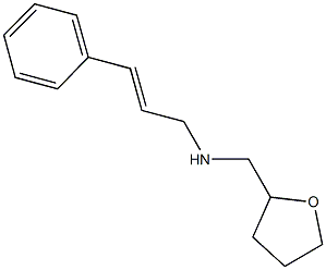 N-cinnamyl-N-(tetrahydro-2-furanylmethyl)amine Structure