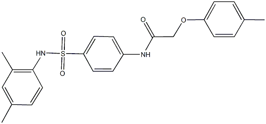 N-{4-[(2,4-dimethylanilino)sulfonyl]phenyl}-2-(4-methylphenoxy)acetamide|