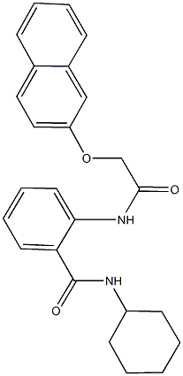  N-cyclohexyl-2-{[(2-naphthyloxy)acetyl]amino}benzamide