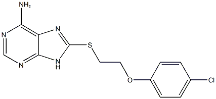 8-{[2-(4-chlorophenoxy)ethyl]sulfanyl}-9H-purin-6-ylamine