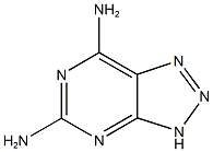 5-amino-3H-[1,2,3]triazolo[4,5-d]pyrimidin-7-ylamine,,结构式