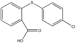 2-[(4-chlorophenyl)sulfanyl]benzoic acid,,结构式