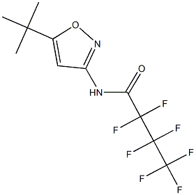  N-(5-tert-butyl-3-isoxazolyl)-2,2,3,3,4,4,4-heptafluorobutanamide