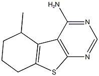 5-methyl-5,6,7,8-tetrahydro[1]benzothieno[2,3-d]pyrimidin-4-amine,,结构式