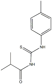 N-isobutyryl-N'-(4-methylphenyl)thiourea