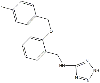 N-{2-[(4-methylbenzyl)oxy]benzyl}-N-(2H-tetraazol-5-yl)amine