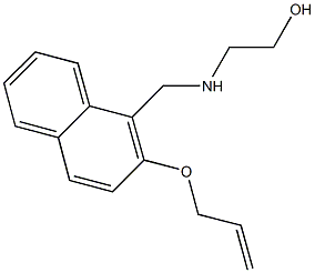 2-({[2-(allyloxy)-1-naphthyl]methyl}amino)ethanol Structure