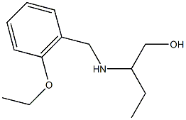 2-[(2-ethoxybenzyl)amino]-1-butanol Structure