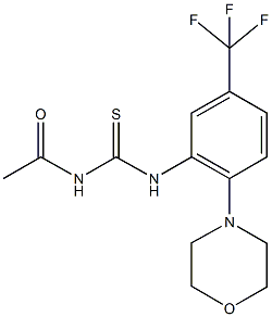 N-acetyl-N'-[2-(4-morpholinyl)-5-(trifluoromethyl)phenyl]thiourea