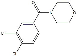 4-(3,4-dichlorobenzoyl)morpholine Structure