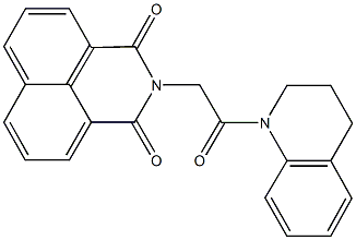  2-[2-(3,4-dihydro-1(2H)-quinolinyl)-2-oxoethyl]-1H-benzo[de]isoquinoline-1,3(2H)-dione