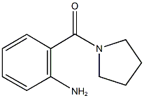 2-(1-pyrrolidinylcarbonyl)phenylamine,,结构式