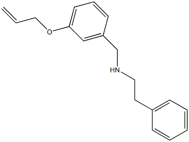 N-[3-(allyloxy)benzyl]-N-(2-phenylethyl)amine Struktur